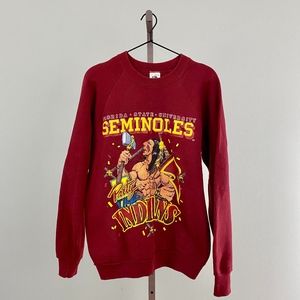 FSU Party Time Indians Sweatshirt Fruit Loom